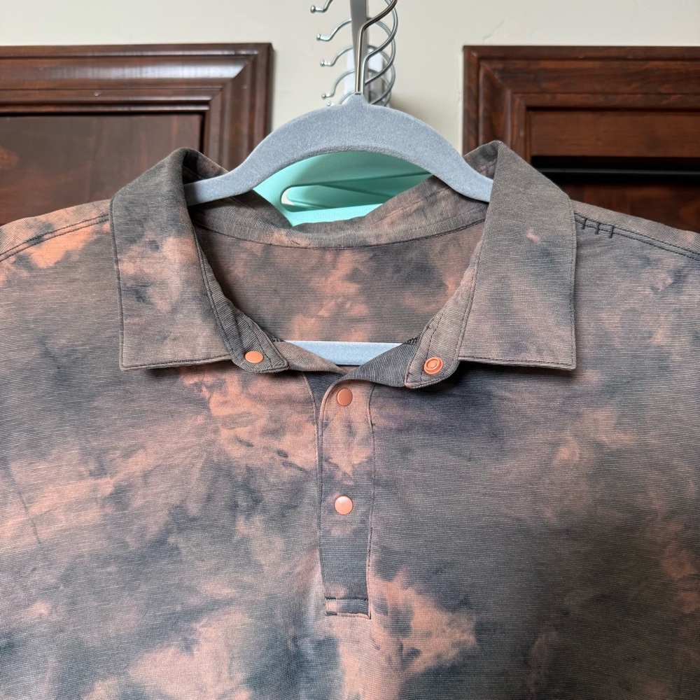 Lululemon Snap Button Performance Polo